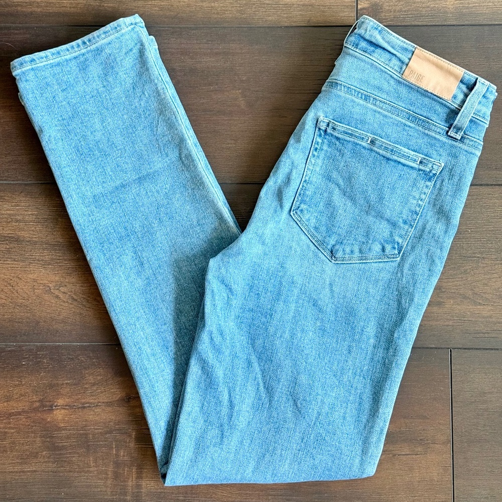 Paige Hoxton Slim Button Fly Jeans – Dorado Wash – Size 27 – Excellent Condition